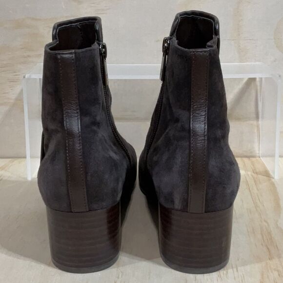 Donald J. Pliner Camie Brown Ankle Booties Sleek Suede Leather Shoes Women 8 - Picture 7 of 10